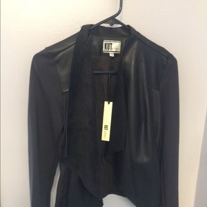 Kut from the Kloth drape faux leather